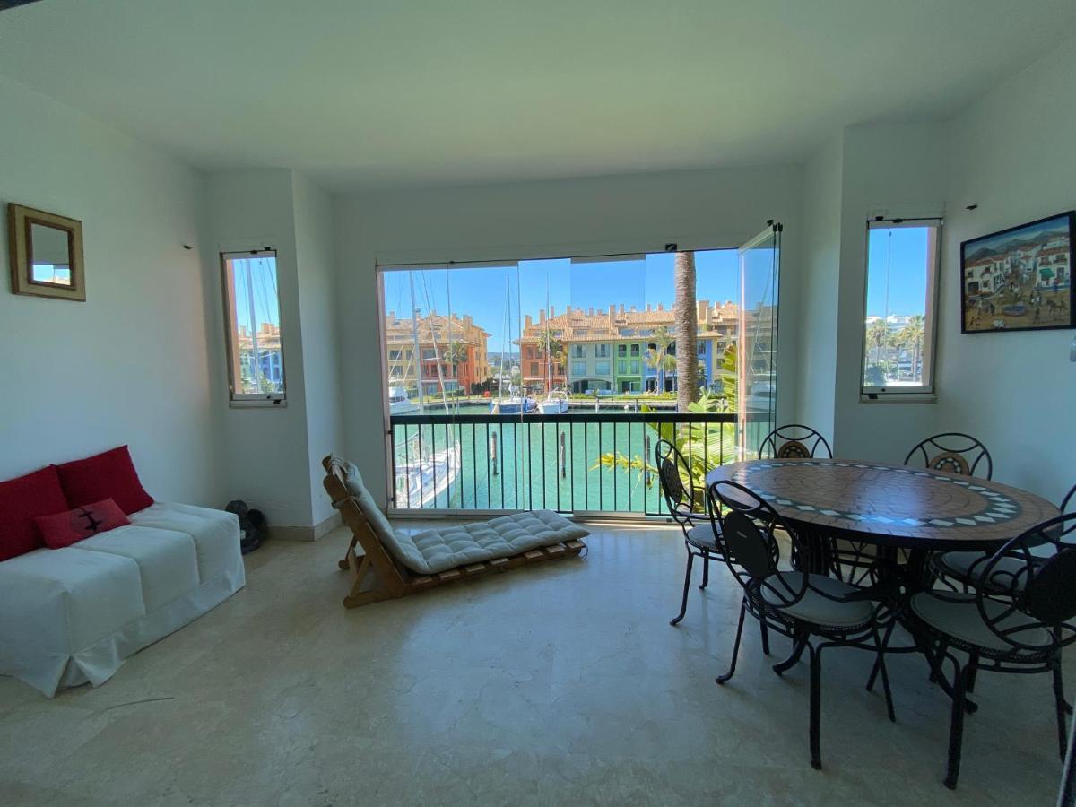 Apartamento Con Piscina ,Playa Con Vistas Panoramicas En La Marina De Sotogrande San Roque  Buitenkant foto